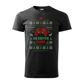 koszulka-t-shirt-swiateczna-wesolych-swiat-gracz-gamer-mikolaj