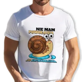 koszulka-meska-biala-t-shirt-nie-mam-powolania-do-zapie-dalania-wzory-l