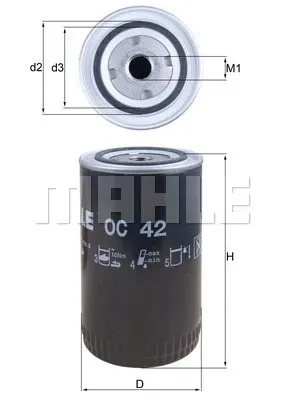 filtr-oleju-knecht-oc-42-rodzaj-filtra-oleju-przykrecany