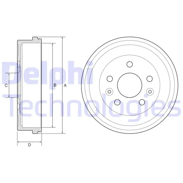 beben-hamulcowy-delphi-bf597-waga-z-opakowaniem-13-kg