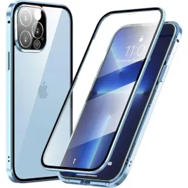 mimgoal-etui-magnetyczne-iphone-13-pro-niebieskie-360-ochrony