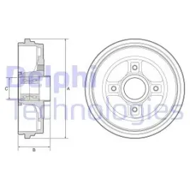 beben-hamulcowy-delphi-bfr626