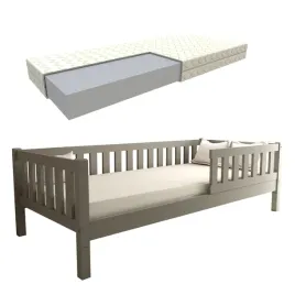 lozko-montessori-dzieciece-lulu-plus-90x200-szare-materac-stelaz-gratis