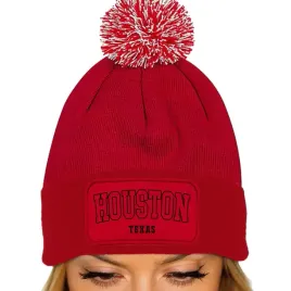 czapka-pompon-bawelniana-zimowa-czerwona-houston-texas-dla-fana-usa-wzory