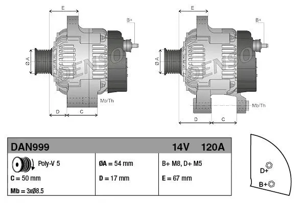 alternator-denso-dan999-numer-katalogowy-czesci-dan999