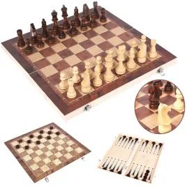 szachy-klasyczne-drewniane-34x34cm-warcaby-skoczek-tryktrak-3w1