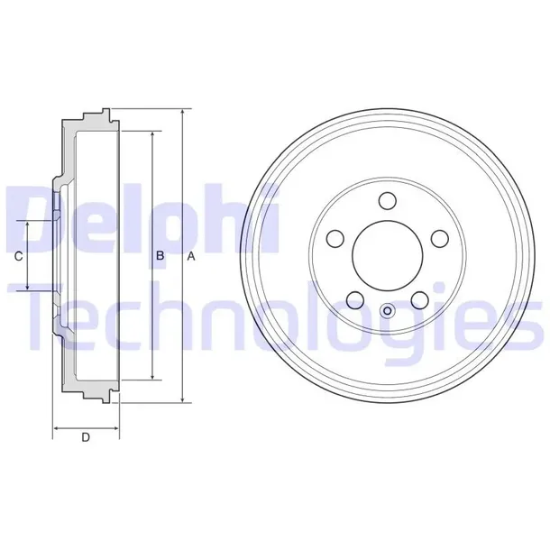 beben-hamulcowy-delphi-bf575-waga-z-opakowaniem-9-kg