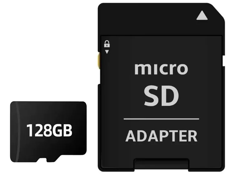 Karta pamięci microsd 128gb do drona dyktafonu monitoringu do nagrywania 4k