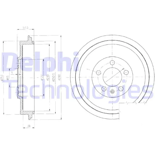 beben-hamulcowy-delphi-bf406-producent-czesci-delphi