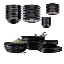 ikea-natbarb-zestaw-talerzy-i-misek-obiadowe-czarne-24-szt-zastawa-6-osob