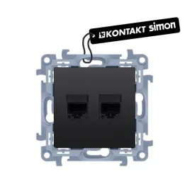 simon10-gniazdo-komputerowe-podwojne-rj45-kategoria-6-c62-01-49-czarny