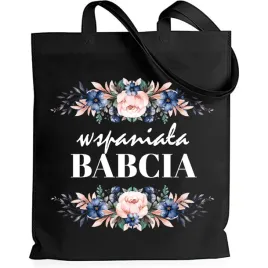 torba-czarna-shopper-na-zakupy-wspaniala-babcia-dla-babci-na-dzien-babci