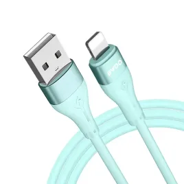 bwoo-kabel-x280l-minimalist-silicone-3a-usb-a-do-lightning-zielony