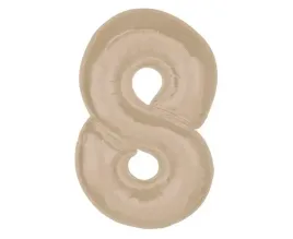 balon-foliowy-cyfra-8-latte-bezowy-nude-cyferka-dekoracja-urodziny-92cm