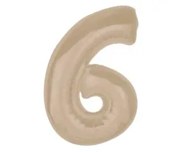 balon-foliowy-cyfra-6-latte-bezowy-nude-cyferka-dekoracja-urodziny-92cm
