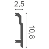 biala-listwa-przypodlogowa-orac-sx155-108x25-200cm-stan-nowy