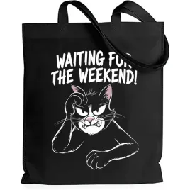 torba-eko-shopper-czarny-waiting-for-weekend-na-zakupy-wzory-prezent