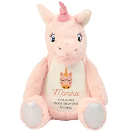 maskotka-przytulanka-jednorozec-prezent-urodziny-metryczka-twoje-imie-wzory