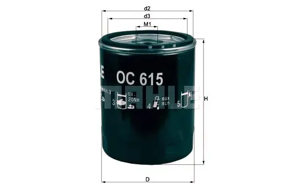 filtr-oleju-knecht-oc-615-producent-czesci-mahle
