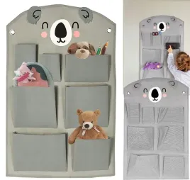 organizer-scienny-panda-na-sciane72x45x05cm-na-zabawki-szary