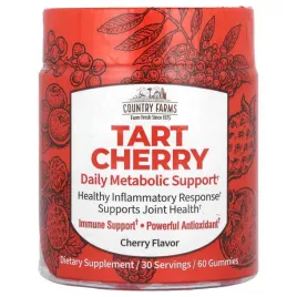 country-farms-tart-cherry-daily-metabolic-support-cherry-60-gummies