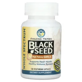 amazing-herbs-black-seed-high-potency-garlic-100-vegetarian-capsules