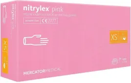 mercator-rekawiczki-pink-nitrylowe-xs-100-szt-50-par
