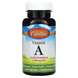 carlson-vitamin-a-3000-mcg-rae-10000-iu-250-soft-gels