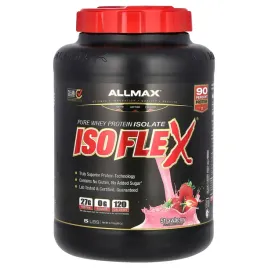allmax-isoflex-100percent-pure-whey-protein-isolate-strawberry-5-lbs-2-27-kg
