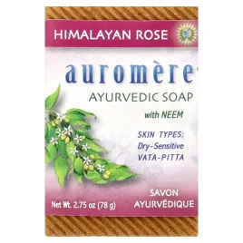 auromere-ayurvedic-bar-soap-with-neem-himalayan-rose-2-75-oz-78-g