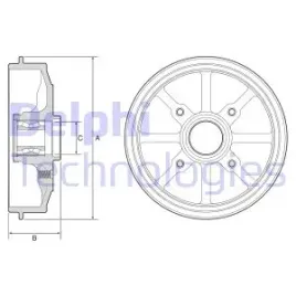 beben-hamulcowy-delphi-bfr484