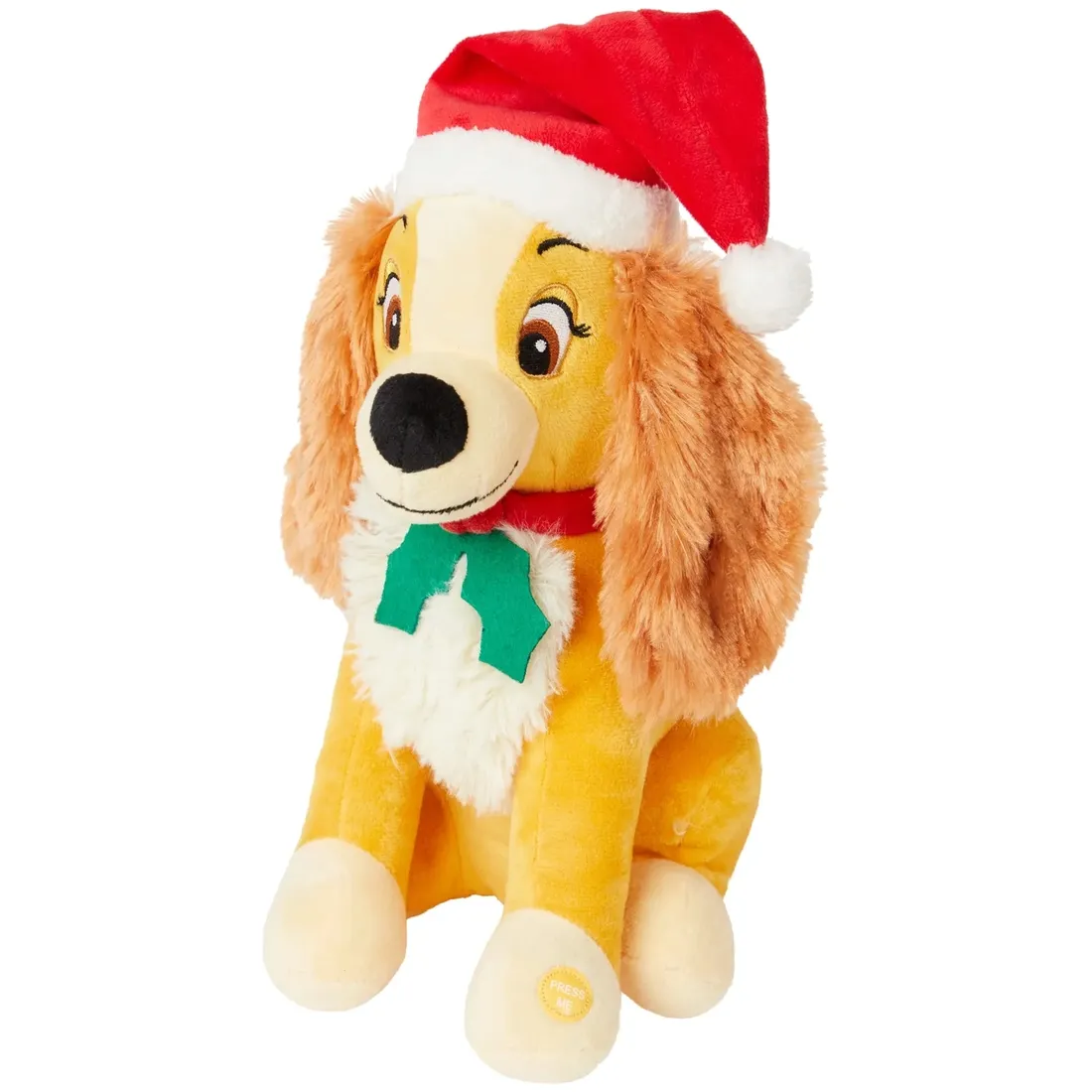 maskotka-disney-slon-dumbo-siedziacy-z-dzwiekami-w-swiatecznej-czapce-30cm-stan-nowy