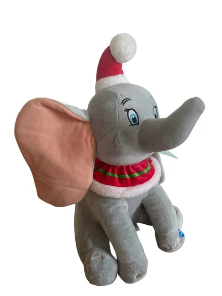 maskotka-disney-slon-dumbo-siedziacy-z-dzwiekami-w-swiatecznej-czapce-30cm-stan-nowy-wiek-dziecka-12-m
