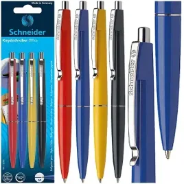 dlugopis-automatyczny-schneider-4-sztuki-tusz-niebieski-olejowy-wodoodporny