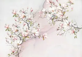 fototapeta-kwitnace-drzewa-magnolii-na-marmurkowym-tle-strukturalna-premium