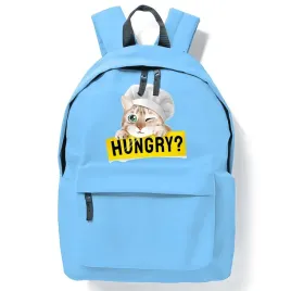 niebieski-plecak-dzieciecy-do-szkoly-na-silownie-hungry-cat-ciekawe-wzory
