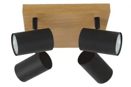 lampa-sufitowa-skandynawska-4-czarne-reflektorki-imitacja-drewna-reality