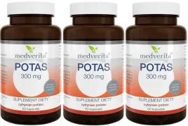 3-x-medverita-potas-300-mg-60-kapsulek-wsparcie-cisnienia-krwi-miesnie