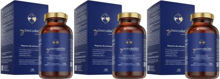 ZESTAW 2x MyBestPharm MyBestCollaGEN Kolagen typu 2 x 150 kapsułek