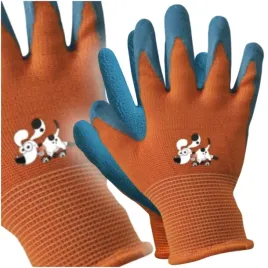 rekawice-dzieciece-orange-lateks-bradas-rozmiar-2