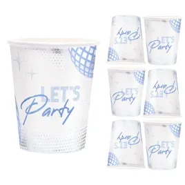 kubki-kubeczki-papierowe-biale-let-s-party-silver-disco-220ml-6szt