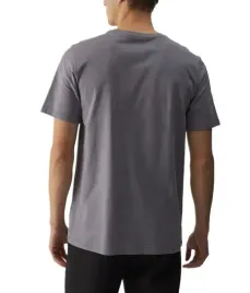 koszulka-meska-t-shirt-bawelniany-4f-szary-regular-okragly-dekolt-m