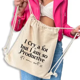 bezowy-worko-plecak-prezent-dla-dziewczyny-i-am-so-productive-girl-power-wz