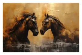 fototapeta-na-wymiar-do-salonu-kon-konie-galop-art-struktura-betonu-premium