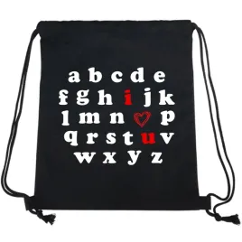 czarny-worko-plecak-prezent-dla-dziewczyny-alfabet-i-love-you-girl-power-wz