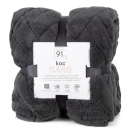 koc-eurofirany-170x210-stalowy-caro-flano-narzuta-na-kanape