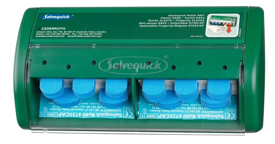dozownik-plastry-cederroth-salvequick-detectable-stan-nowy