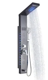 panel-prysznicowy-led-prysznic-wodospad-czarny