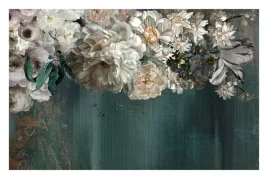 fototapeta-modne-biale-piwonie-peonie-struktura-betonu-na-wymiar-premium