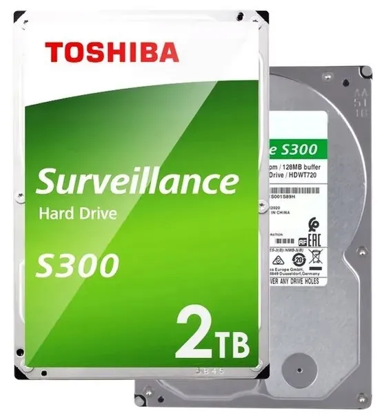 Dysk HDD Toshiba S300 2TB Surveillance do rejestratorów CCTV